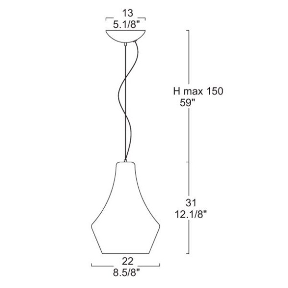 Подвесной светильник Leucos Alma 30 S 0002324
