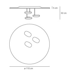 Потолочный светильник Artemide Droplet 1474W10A