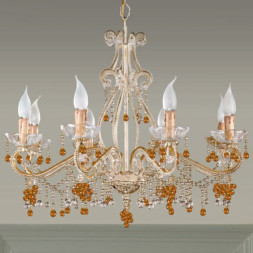 Люстра Renzo Del Ventisette &quot;Sinuosa&quot; L 13729/8 Perlinato DEC. 062