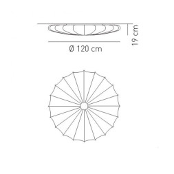 Настенно-потолочный светильник Axo Light Muse PL MUS 120 Rosa PLMUS120ROXXE27