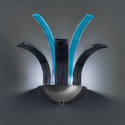 Настенный светильник Euroluce Argo A2 nickel Aquamarine