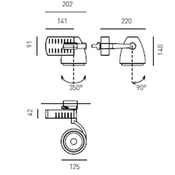Трековая система Axo light Leon 15 SPOTLIGHT 526 06