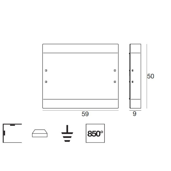 Настенный светильник Linea Light Mille 7854