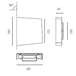 Бра Axo light Rythmos Head RYTHMOS HEAD WALL LAMP 112 07