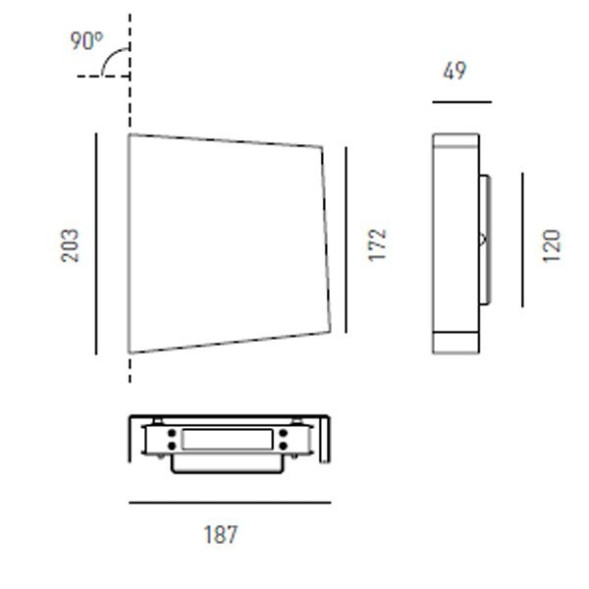 Бра Axo light Rythmos Head RYTHMOS HEAD WALL LAMP 112 07