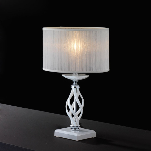 Настольная лампа Euroluce Alicante LP1 silver White