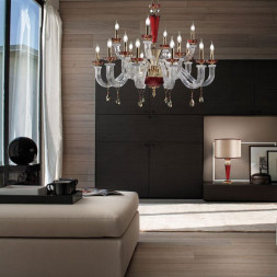 Настольная лампа Euroluce Museum LG1 Shiny gold ruby