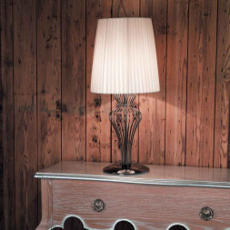 Настольная лампа IDL Glamour 583/1L black nickel ivory