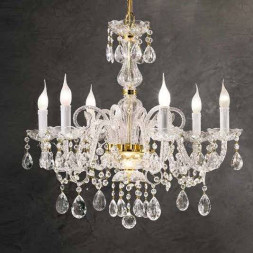 Люстра Beby Group Crystal 330/6 Light gold CUT CRYSTAL