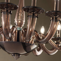 Люстра Euroluce Olympia L12 brown