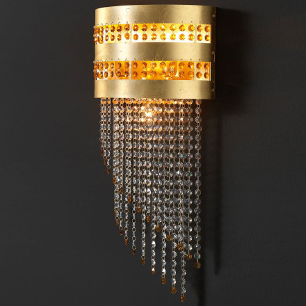 Настенный светильник Euroluce Dafne Superlux A3 Gold amber