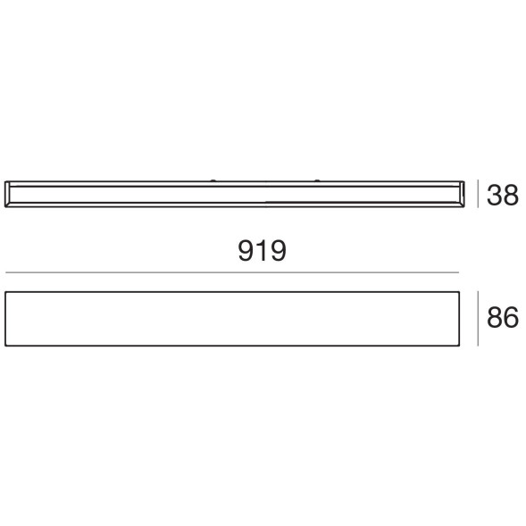 Настенный светильник Linea Light Box 8776N