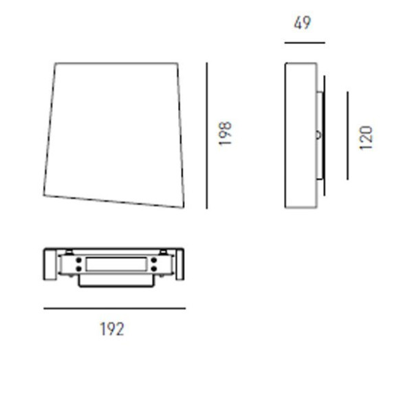 Настенный светильник Axo light Rythmos WALL LAMP 111 07