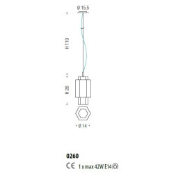 Подвесной светильник Sylcom Casa Blanca 0260 D GOL
