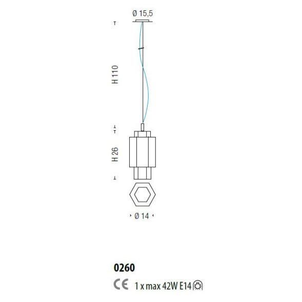 Подвесной светильник Sylcom Casa Blanca 0260 D GOL