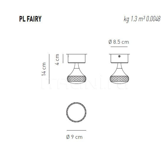Потолочный светильник Axo Light Fairy PL FAIRY PLFAIRYXCSCRLED