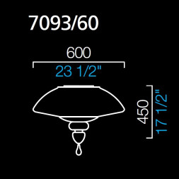 Потолочный светильник Barovier&amp;Toso Topkapi 7093/60/BC