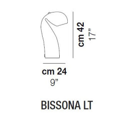 Настольная лампа Vistosi Bissona LT ALO BC BC