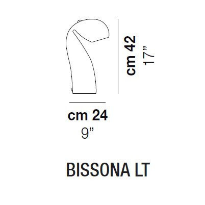 Настольная лампа Vistosi Bissona LT ALO BC BC