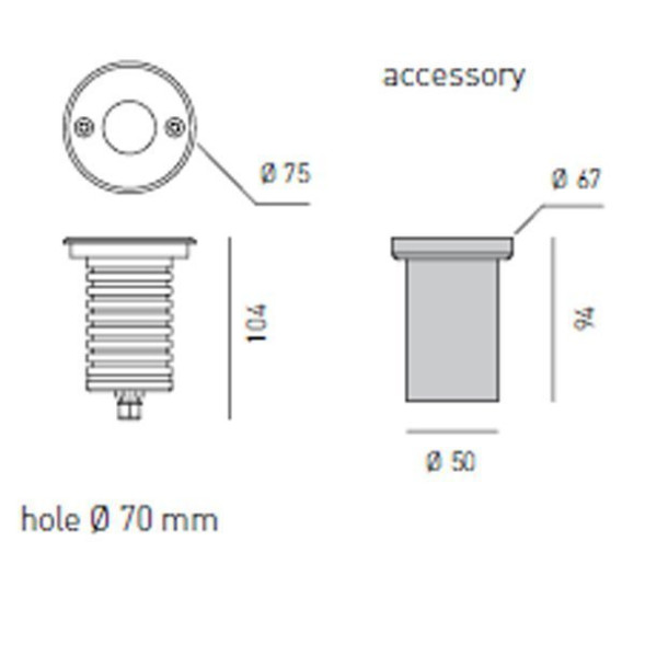 Спот (точечный светильник) Axo light Pleton PLETON 40 531 03