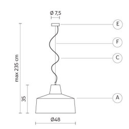 Подвесной светильник Karman Gangster SE642BR