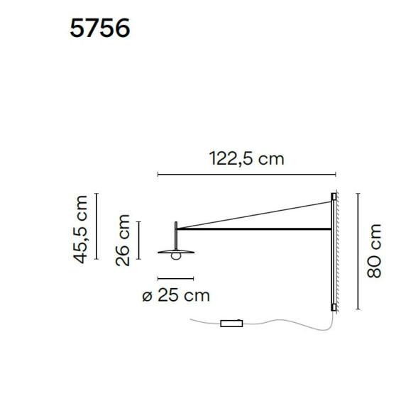 Бра Vibia Tempo 5756 18 /15