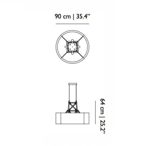 Подвесной светильник MOOOI Construction lamp Suspended L MOLCOLS-L-MB