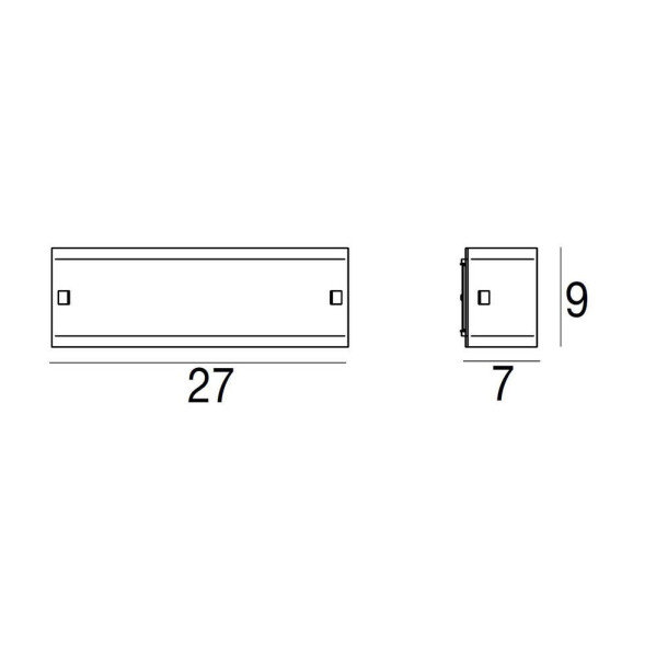 Настенный светильник Linea Light Mille 7838