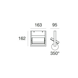 Настенный светильник Linea Light Tablet 7608