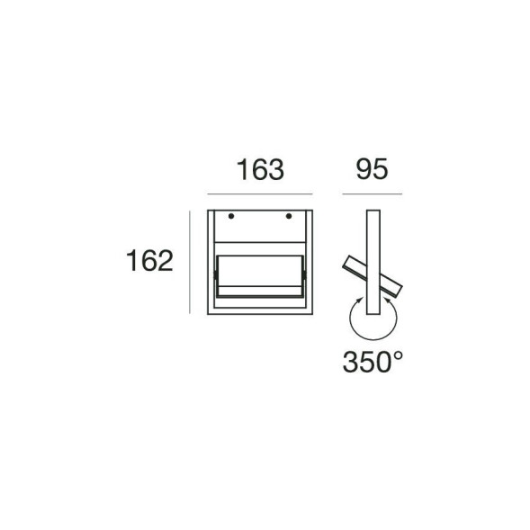 Настенный светильник Linea Light Tablet 7608