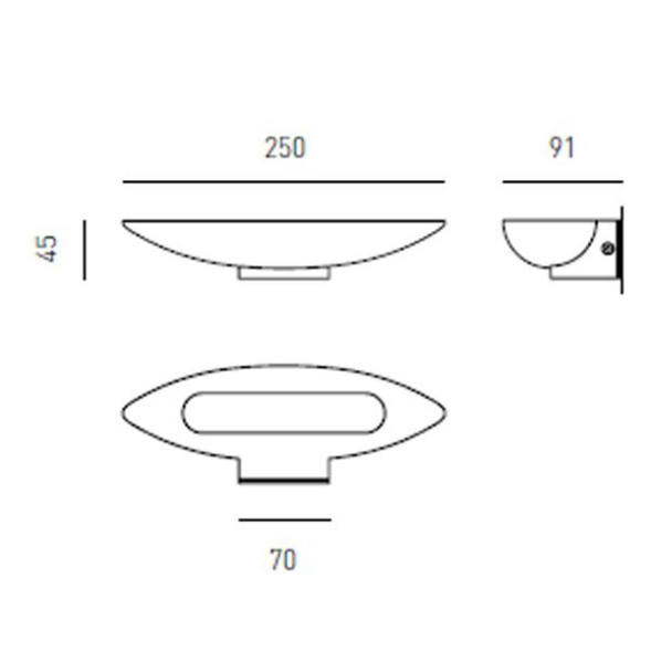 Настенный светильник Axo light Sinus SINUS WALL LAMP 106 06