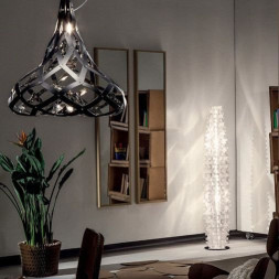 Подвесной светильник Slamp Supermorgana SUSPENSION MIRROR/BL SMO76SOS0000BS000