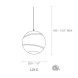 Подвесной светильник Terzani Bond L21S H7 F2