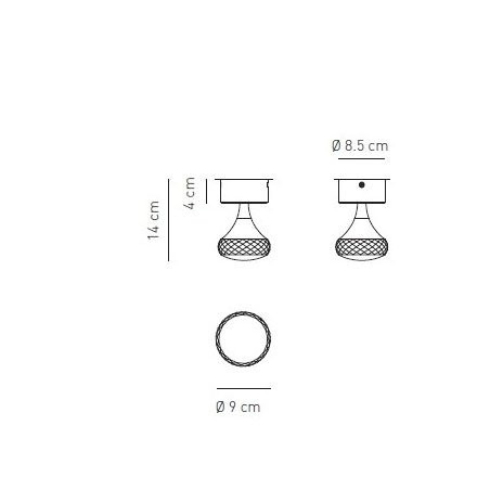 Потолочный светильник Axo Light Fairy PL FAIRY PLFAIRYXGRCRLED