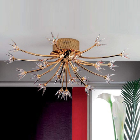 Потолочная люстра Orion DLU 2390/21 gold/oval