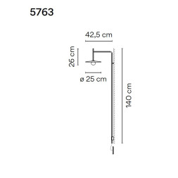 Бра Vibia Tempo 5763 18 /1B