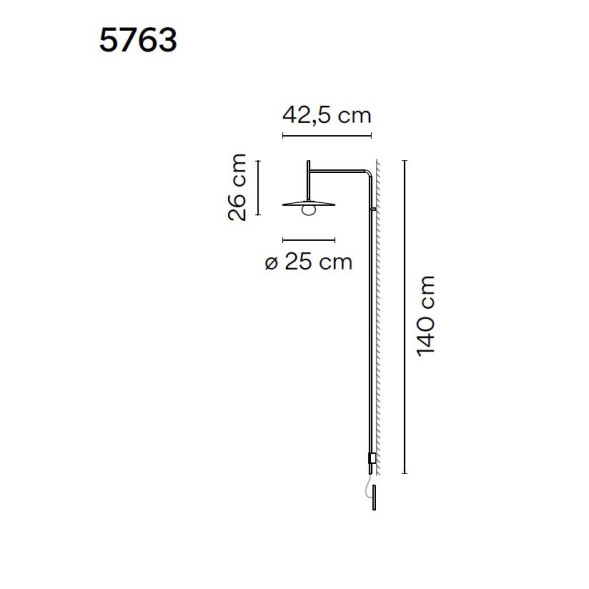 Бра Vibia Tempo 5763 18 /1B