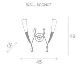 Бра Terzani Virgins A31A F1 B4