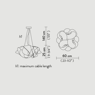 Подвесной светильник Slamp Fabula SUSPENSION L FAB90SOS0003LE000