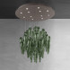 Потолочный светильник Euroluce Abstract 90 Gray Viridian