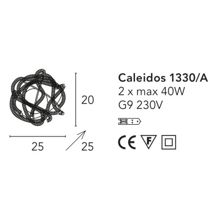 Настенный светильник Bellart Caleidos 1330/A 05