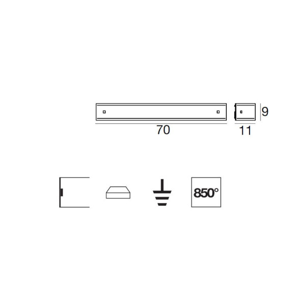 Настенный светильник Linea Light Mille 7844