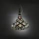 Подвесной светильник Slamp Supermorgana SUSPENSION GOLD/BLACK SMO76SOS0000BG000
