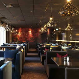 Подвесной светильник Slamp Supermorgana SUSPENSION GOLD/BLACK SMO76SOS0000BG000