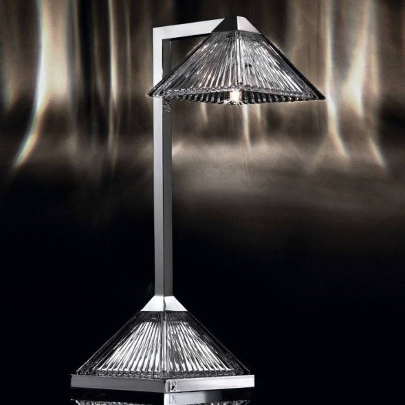 Настольная лампа Beby Group Crystal sand 5100L02 Chrome