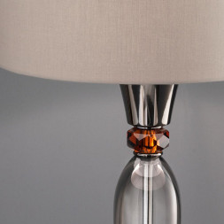 Настольная лампа Euroluce Olympia LG1 nickel Fume