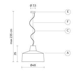 Подвесной светильник Karman Gangster SE642BB