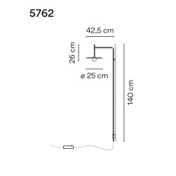 Бра Vibia Tempo 5762 18 /15