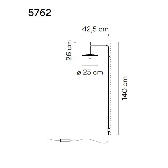 Бра Vibia Tempo 5762 18 /15