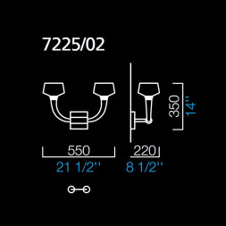 Бра Barovier&Toso Twins 7225/02/BC